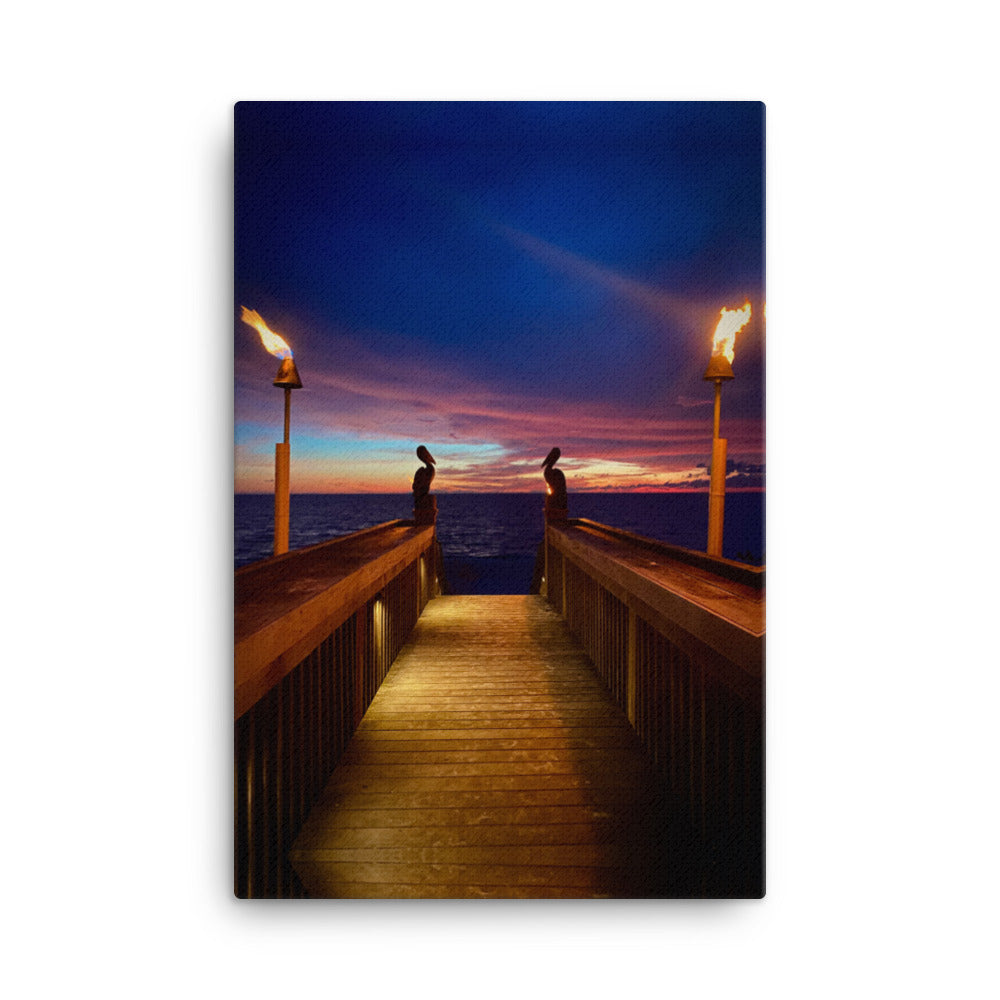 Pelicans At Gumbo (Vertical)