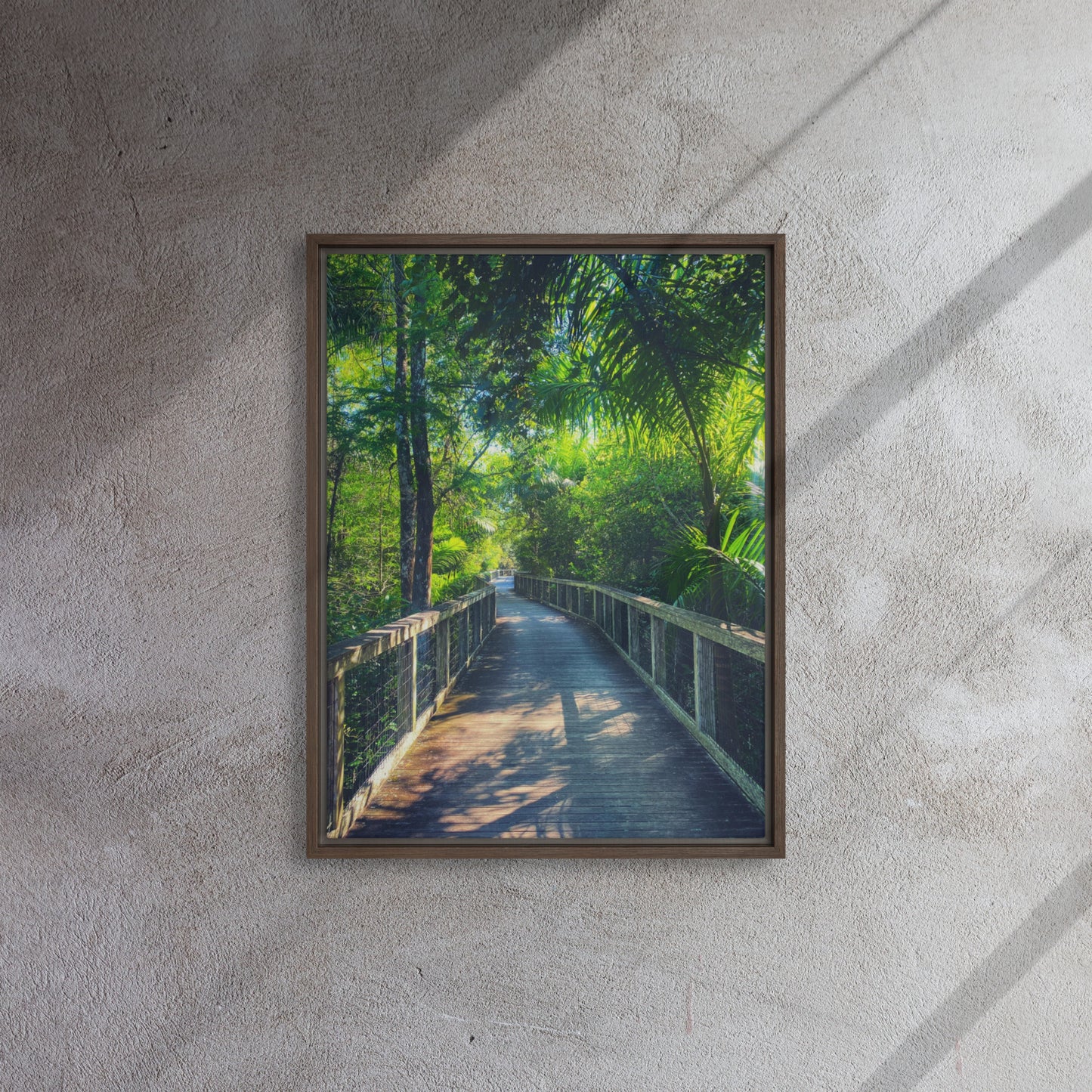 The Tropical Trail (Framed Canvas)