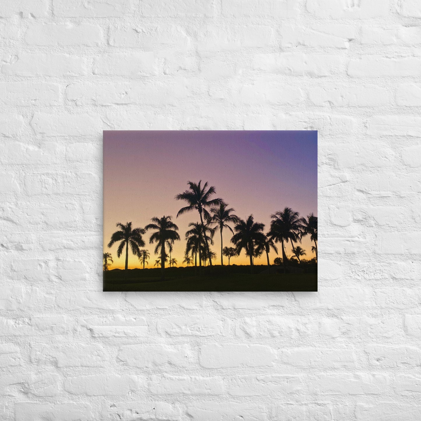 Lavender Palms (Thin Canvas)