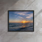 The Pelican Sunset (Framed Canvas)