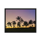 Lavender Palms (Framed Canvas)