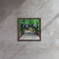 A Stroll Through The Gardens (Framed Canvas)