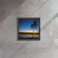 Morning Blues (Framed Canvas)