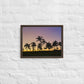 Lavender Palms (Framed Canvas)