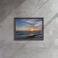 The Pelican Sunset (Framed Canvas)