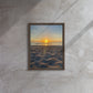 Summer Rain Sand (Framed Canvas)