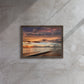 Brushstroke Sunset (Framed Canvas)