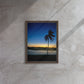 Morning Blues (Framed Canvas)