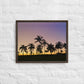 Lavender Palms (Framed Canvas)