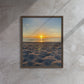 Summer Rain Sand (Framed Canvas)