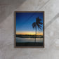 Morning Blues (Framed Canvas)