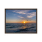 The Pelican Sunset (Framed Canvas)