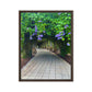 A Stroll Through The Gardens (Framed Canvas)