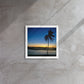 Morning Blues (Framed Canvas)