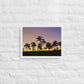 Lavender Palms (Framed Canvas)
