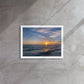 The Pelican Sunset (Framed Canvas)
