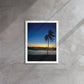 Morning Blues (Framed Canvas)
