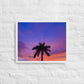 Neon Palm (Framed Canvas)
