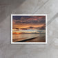 Brushstroke Sunset (Framed Canvas)