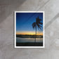 Morning Blues (Framed Canvas)