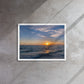 The Pelican Sunset (Framed Canvas)
