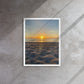 Summer Rain Sand (Framed Canvas)