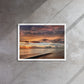 Brushstroke Sunset (Framed Canvas)