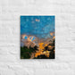 Watercolor Sunset (Thin Canvas)