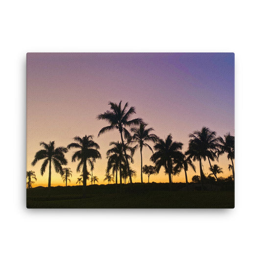 Lavender Palms (Thin Canvas)